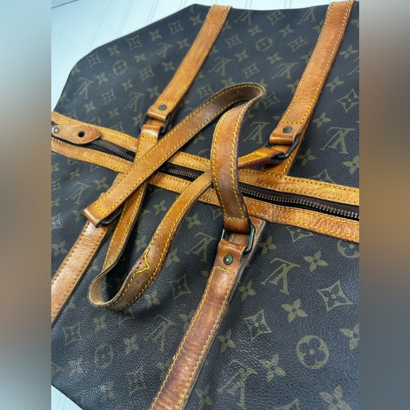 Louis Vuitton Monogram Brown Canvas Keepall Travel Duffle Bag - Picture 15 of 16